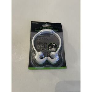 New e-Circuit Hands Free Mobile Cell Phone/Tablet Holder White Plastic
